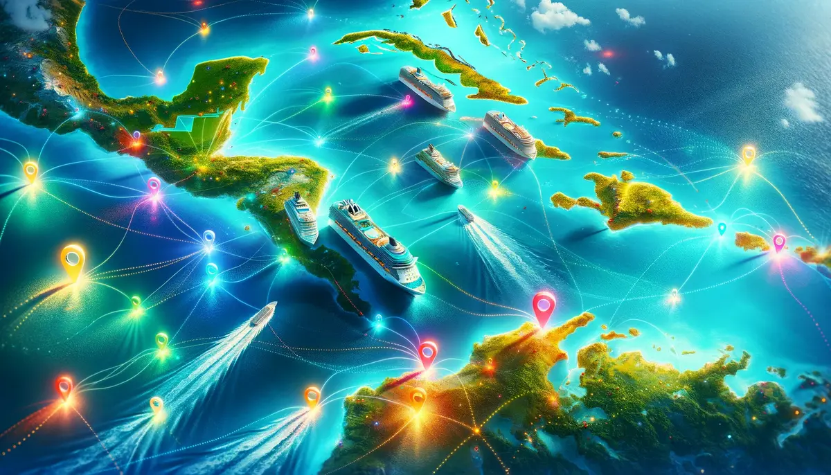 Tracking cruise ships on internet