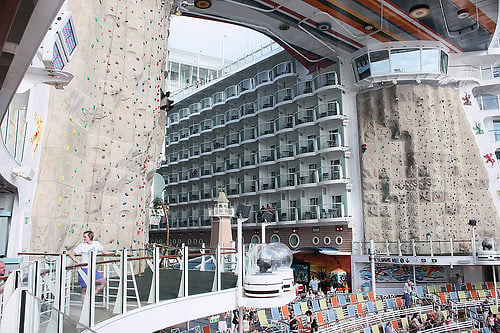 oasis of the seas rock climbing wall