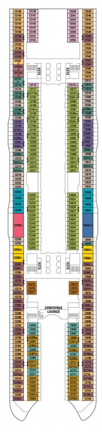 Deck 12 - Allure of the Seas Deck Plans | Royal Caribbean Blog