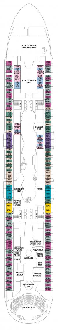 Deck 6 - Allure of the Seas Deck Plans | Royal Caribbean Blog