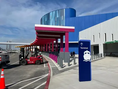 Galveston terminal entrance