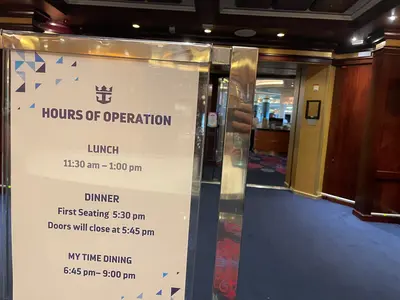 Mariner of the Seas lunch