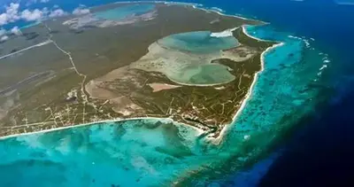 Rum Cay aerial