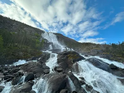 Langfoss waterfall