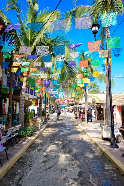 town of sayulita near punta mita, mexico