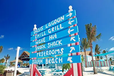 CocoCay signs
