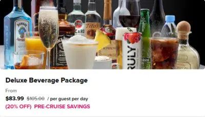 Drink package cost