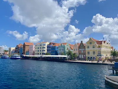 Curacao colorful buildings