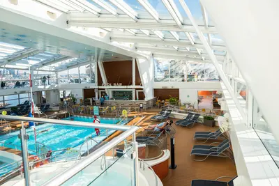Ovation of the Seas indoor pool
