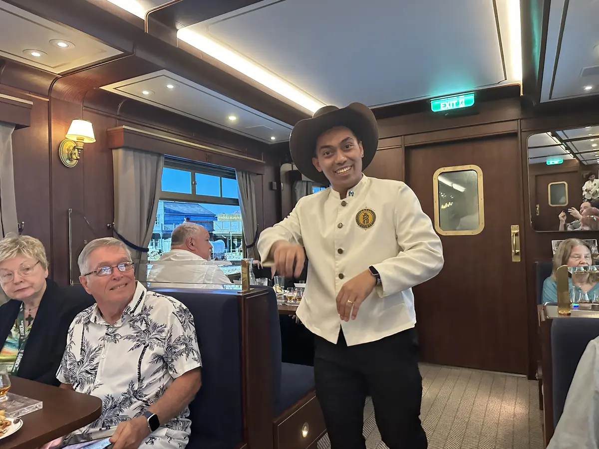 Whiskey tasting host