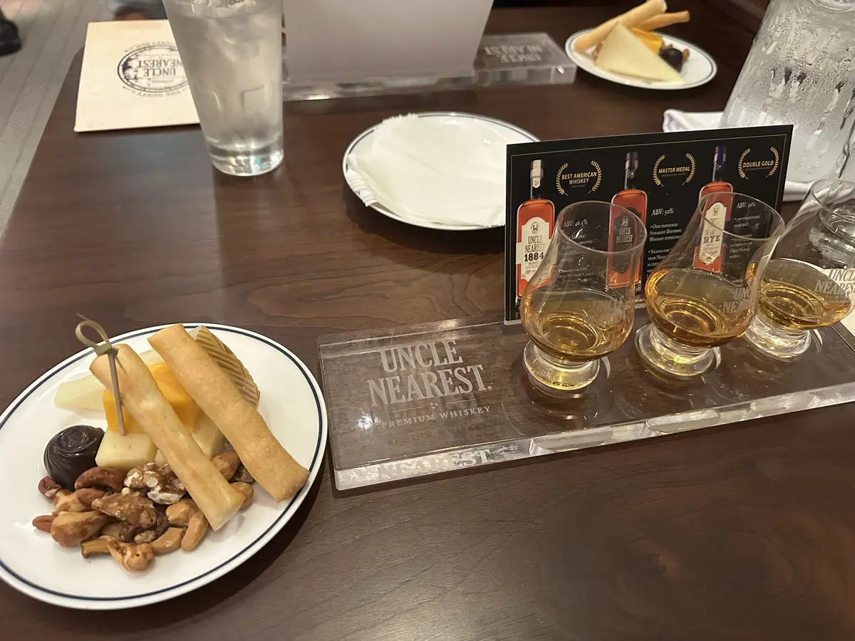 Whiskey tasting snacks
