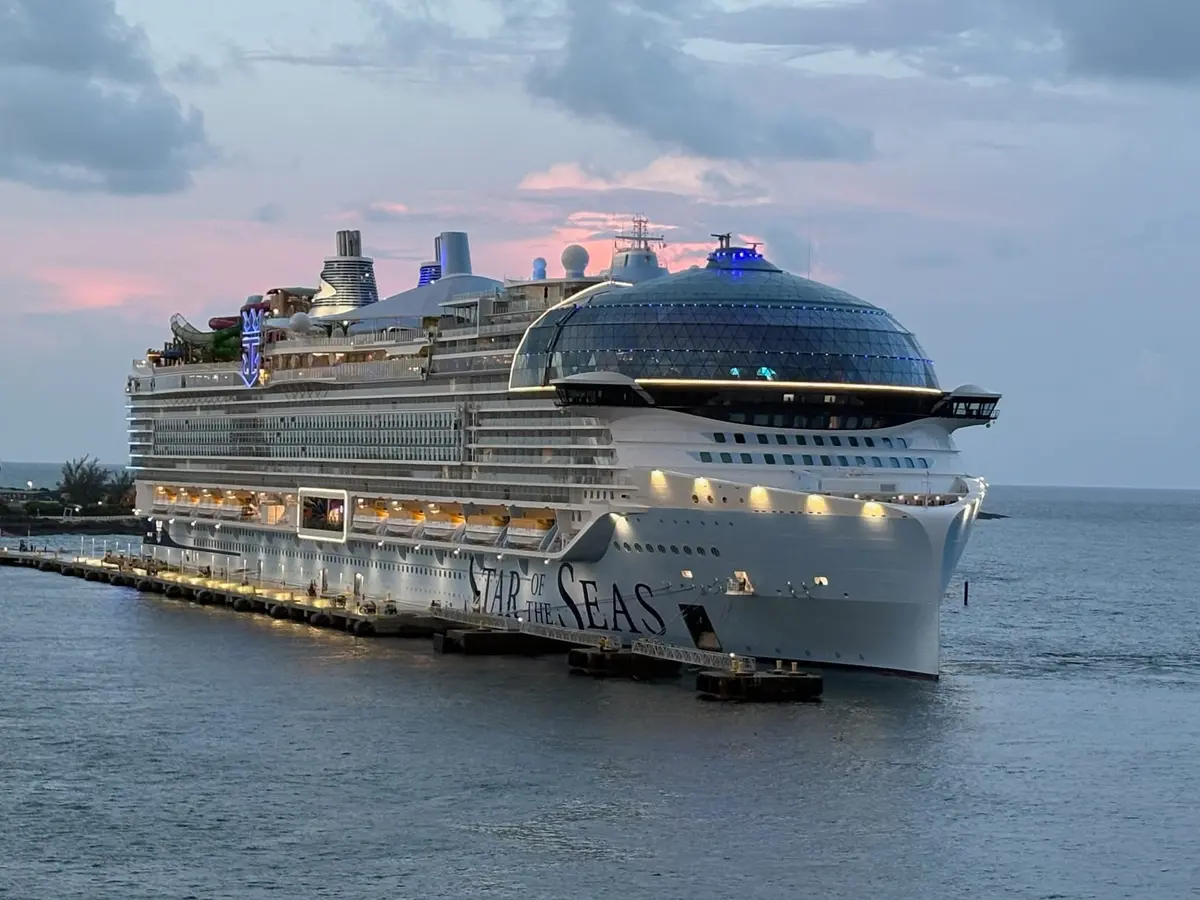 Star of the Seas docked at CocoCay