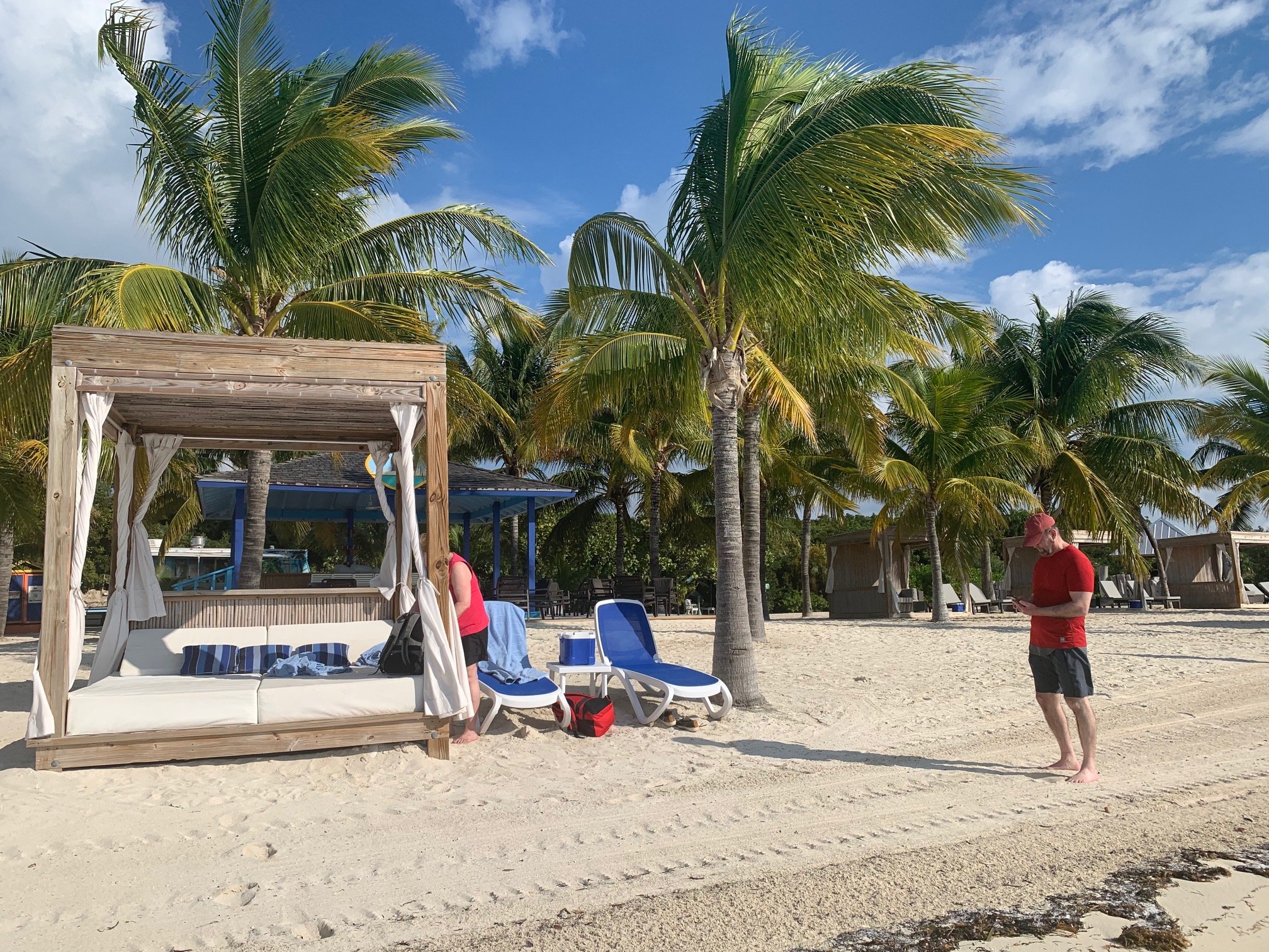 Beach bed at CoCo Cay - Royal Caribbean Discussion - Royal Caribbean Blog