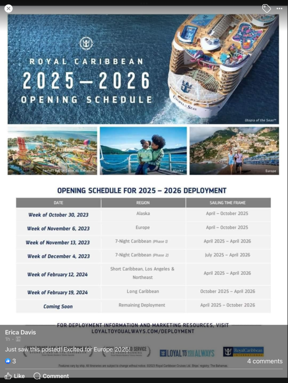 2025 2026 Deployment Schedule Celebrity SilverSea Royal Caribbean Blog