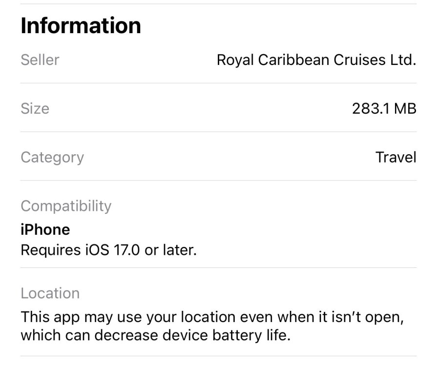 Updated app - Royal Caribbean Discussion - Royal Caribbean Blog