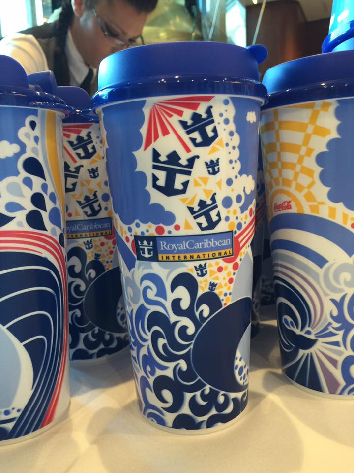 Spotted: New Coca-Cola souvenir cup design available on Royal Caribbean