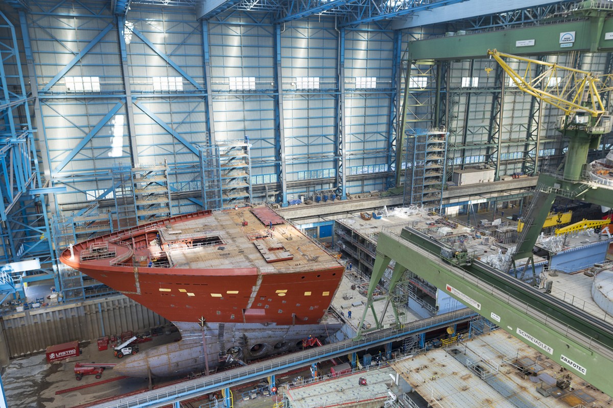 New Spectrum of the Seas construction progress photos 