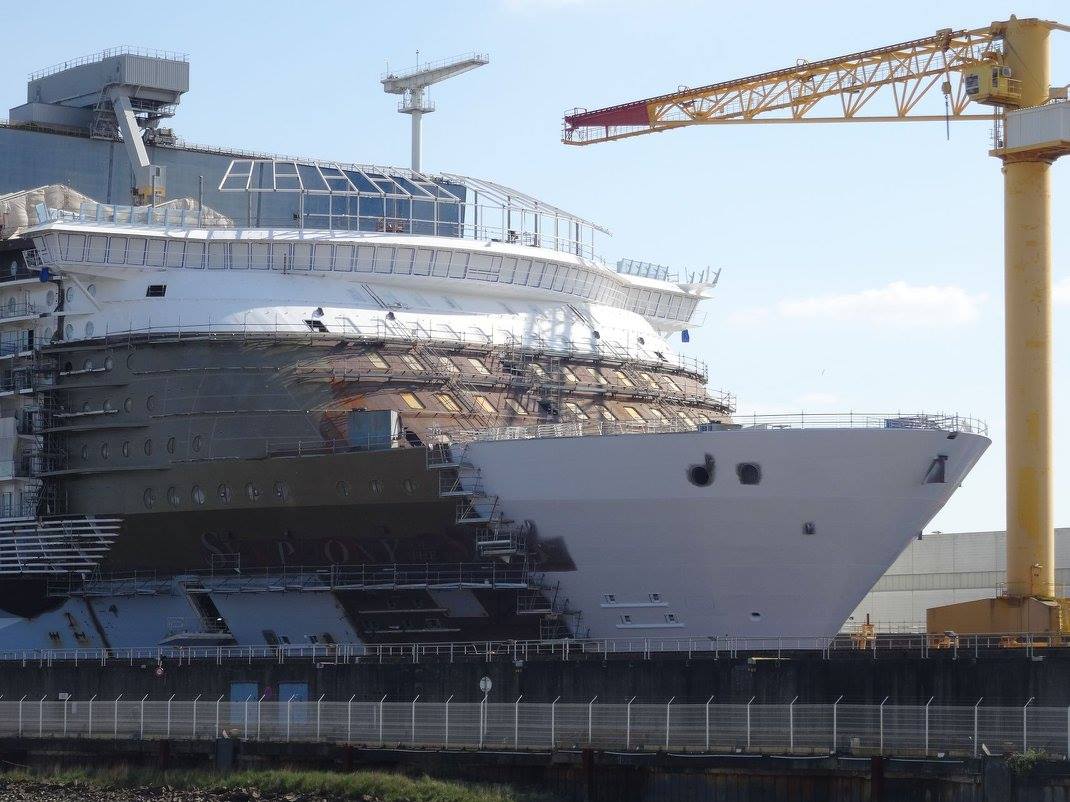 Symphony of the Seas construction photo update | Royal Caribbean Blog