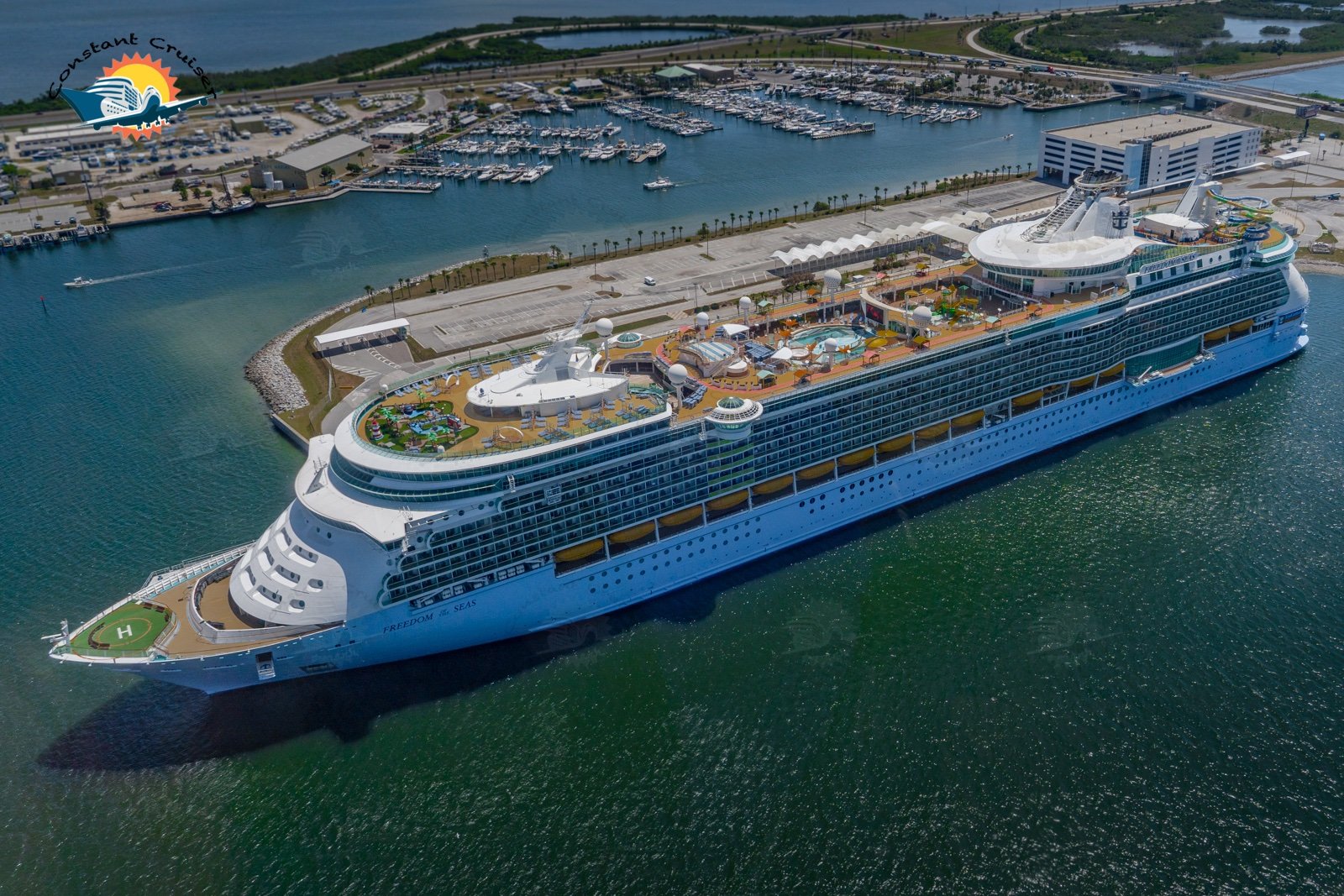 New Aerial Photos Of Mariner And Freedom Of The Seas | Royal Caribbean Blog