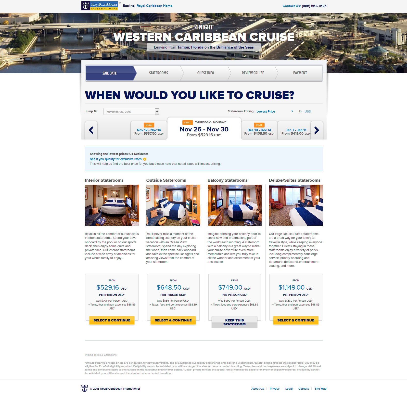 Royal Caribbean updates website with new look to booking engine | Royal ...