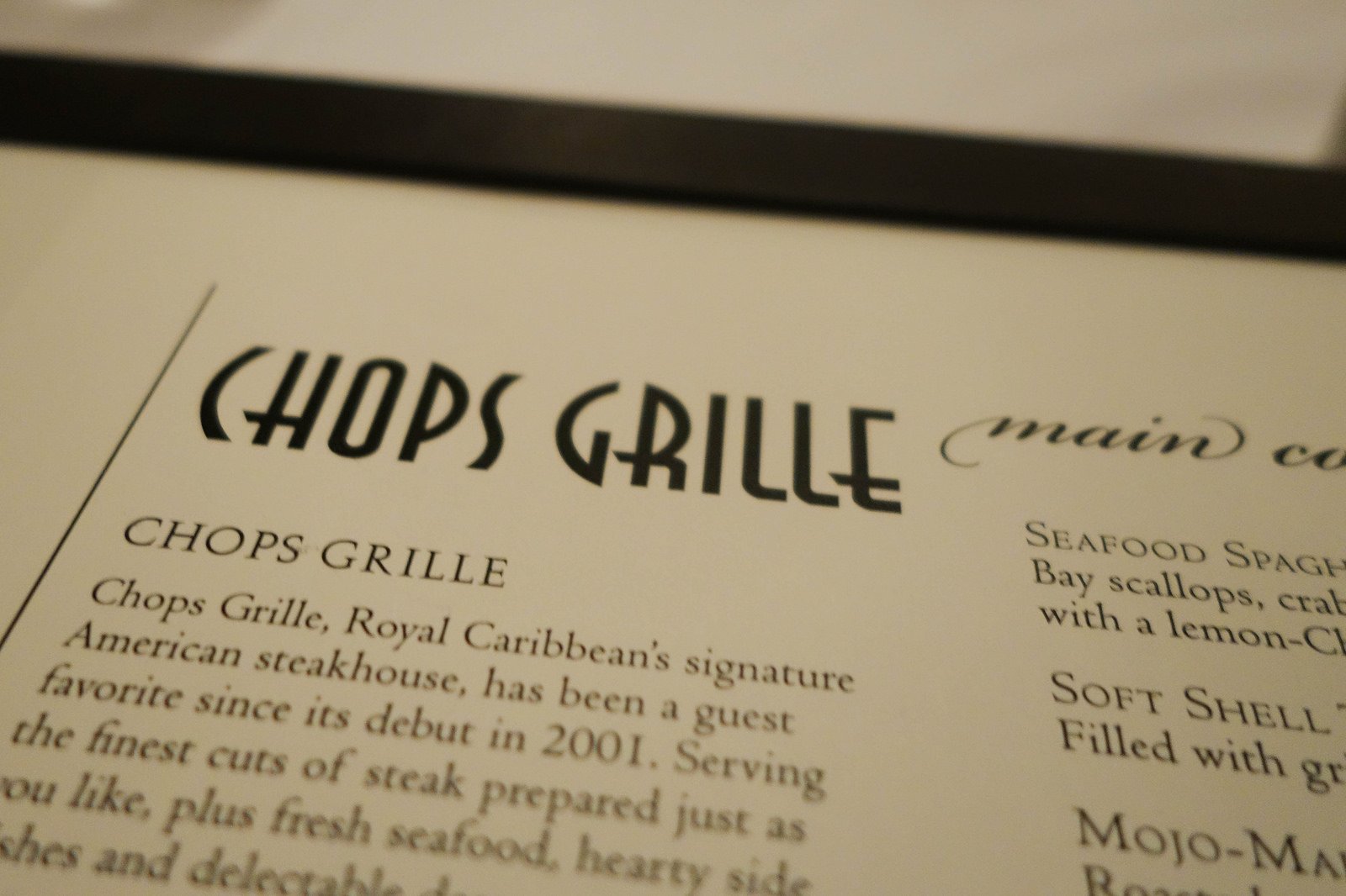 sloppy chops menu