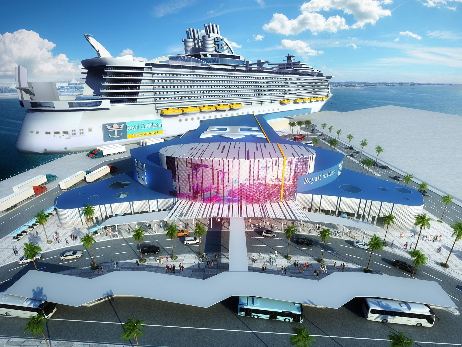 Galveston New Royal Caribbean cruise terminal construction will begin
