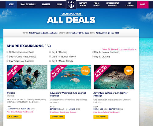 royal caribbean cruise planner