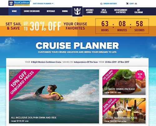 royal carribbean cruise planner