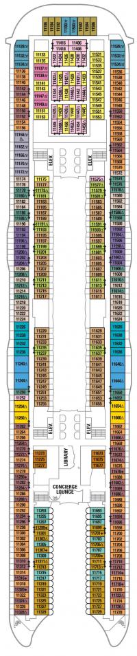 Deck 11 - Allure of the Seas Deck Plans | Royal Caribbean Blog