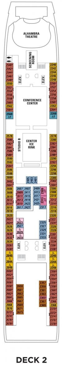 Deck 2 - Independence of the Seas Deck Plans | Royal Caribbean Blog