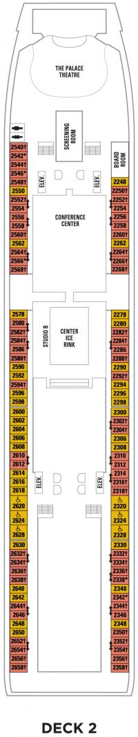 Deck 2 - Explorer of the Seas Deck Plans | Royal Caribbean Blog