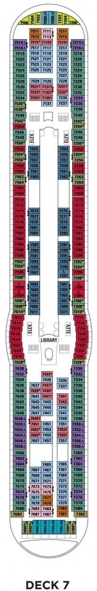 Deck 7 - Explorer of the Seas Deck Plans | Royal Caribbean Blog