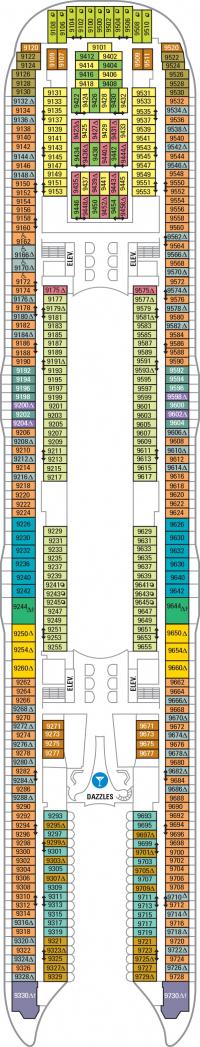 Deck 9 - Harmony of the Seas Deck Plans | Royal Caribbean Blog