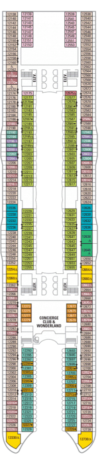 Deck 12 - Oasis of the Seas Deck Plans | Royal Caribbean Blog