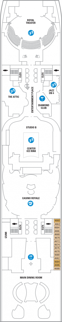 Deck 4 - Symphony of the Seas Deck Plans | Royal Caribbean Blog