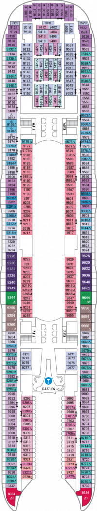 Deck 9 - Symphony of the Seas Deck Plans | Royal Caribbean Blog