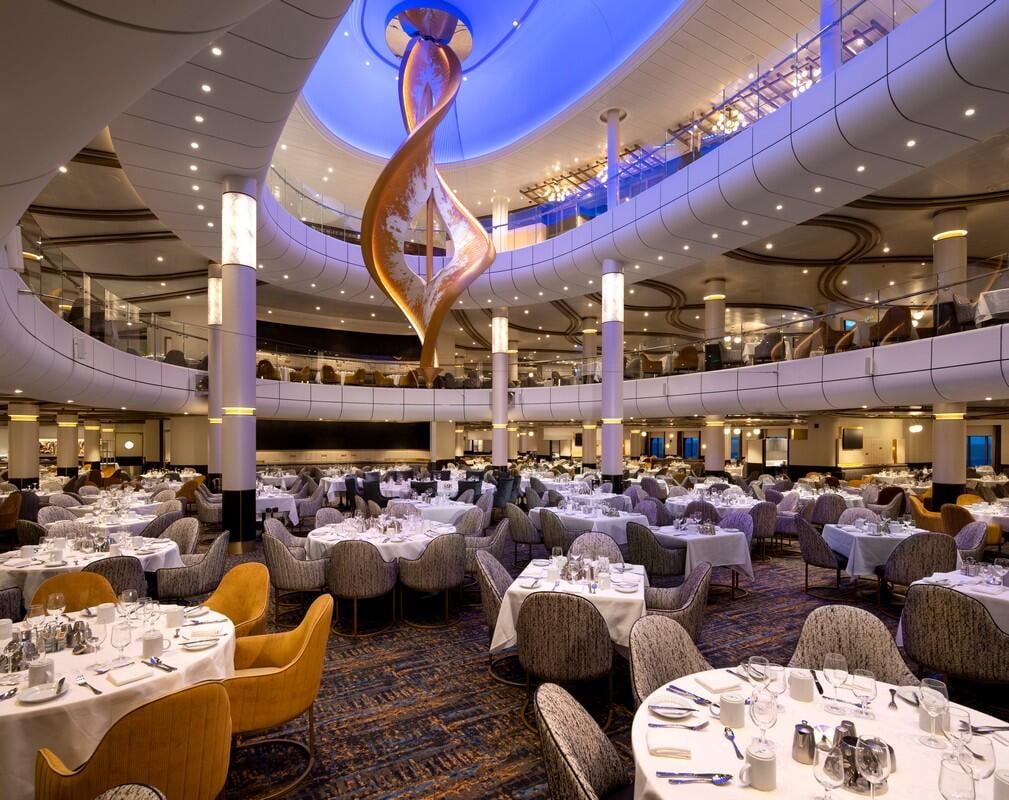 cruise ship elegant night