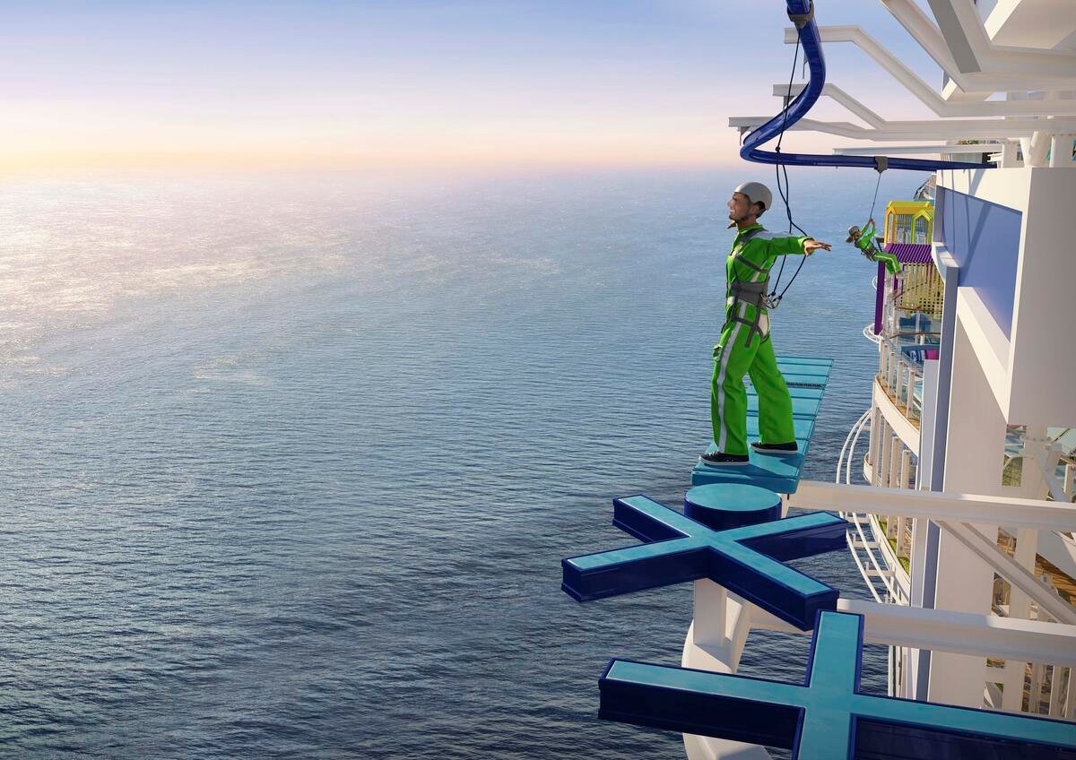 Royal Caribbean's ropes course-style attraction on Icon of the Seas ...