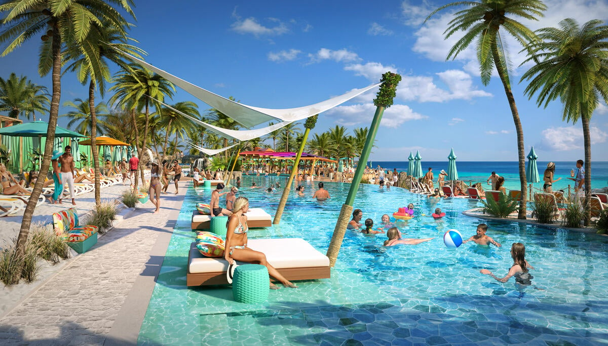 Royal Caribbean S Private Bahamas Beach Club Will Be All Inclusive And   1678284025 RBC Paradise Pool Image Without Gliders 