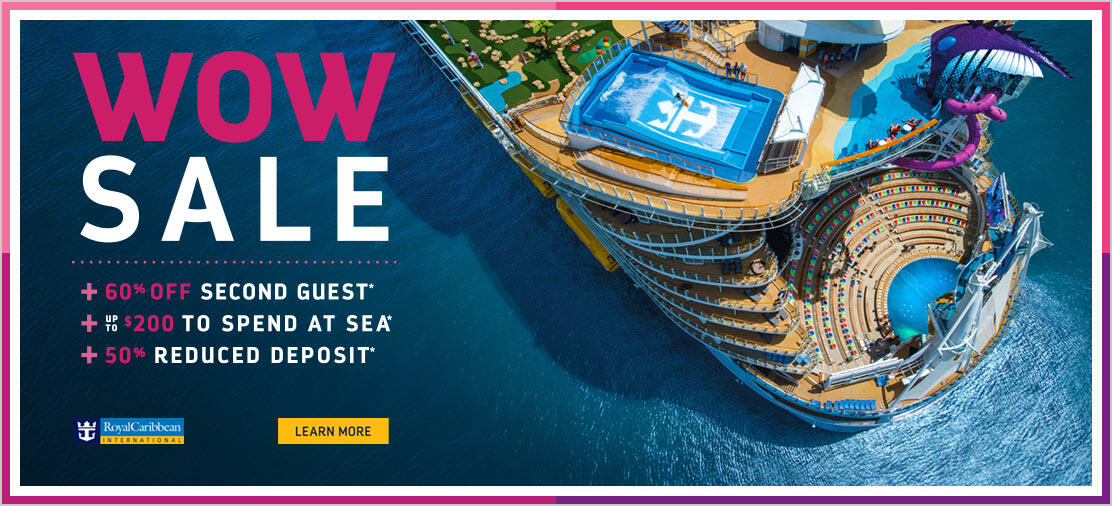 Royal Caribbean WOW Sale offers extra onboard credit and reduced