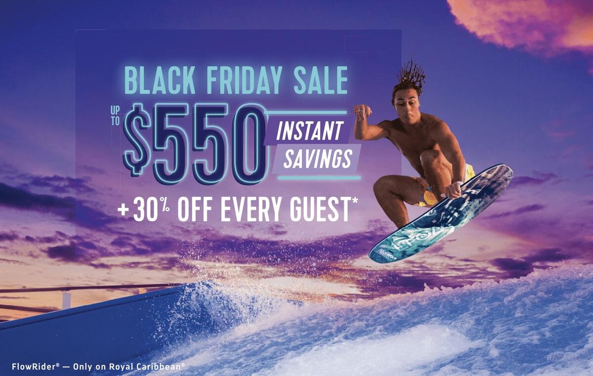 Royal Caribbean's Black Friday sale includes up to 550 in savings