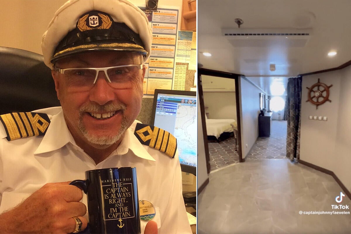 royal caribbean cruise ship captain's quarters