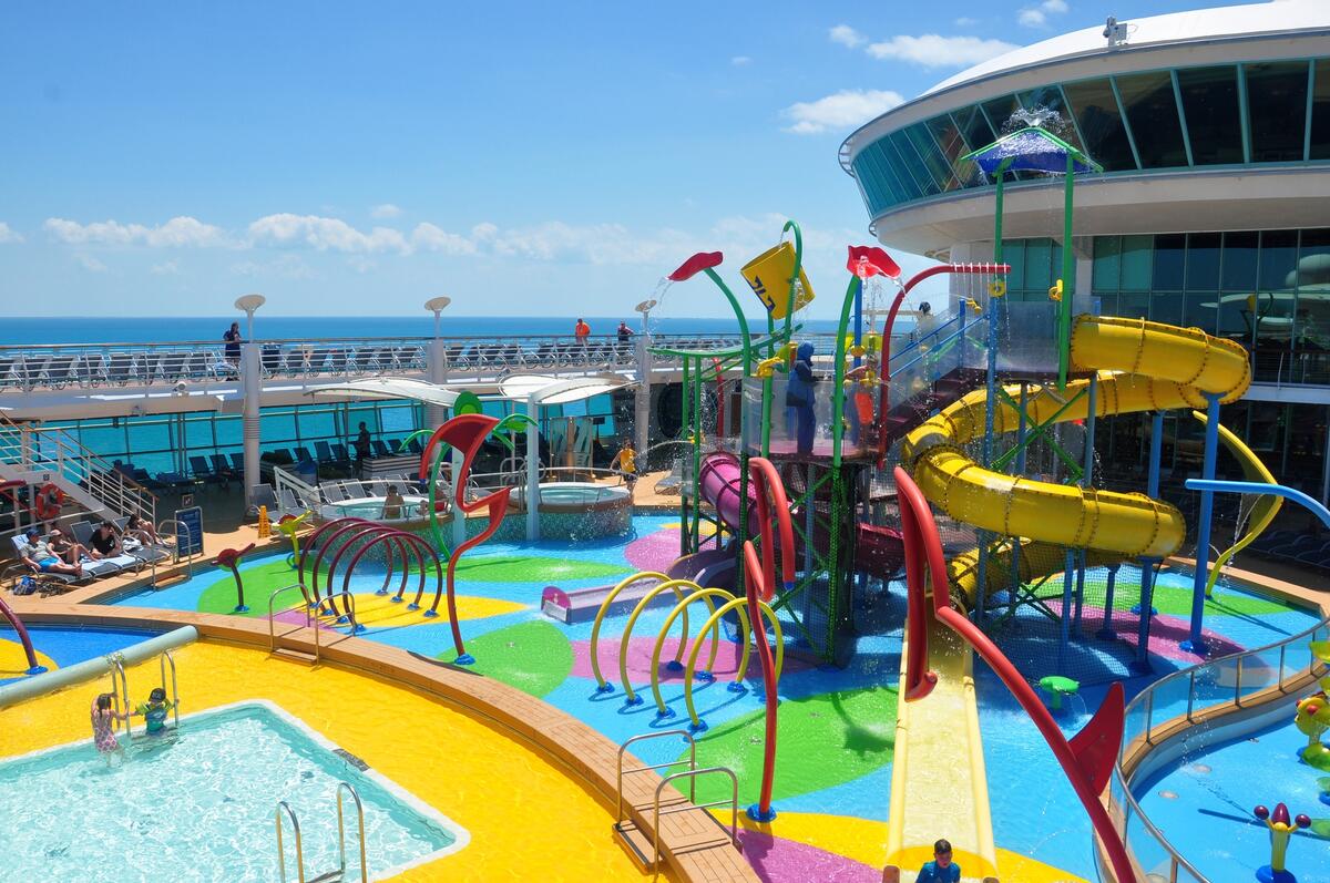 7 Best Royal Caribbean Cruise Ships For Kids 2024 Royal Caribbean Blog   Pool Splash Kids Liberty 