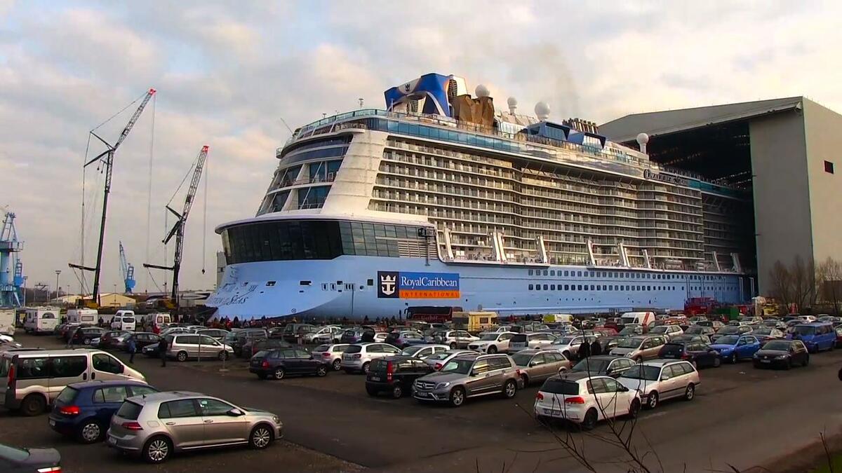 Shipyard where Odyssey of the Seas is being built to shutdown for six