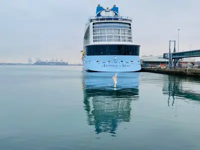 Anthem of the Seas docked in Southampton