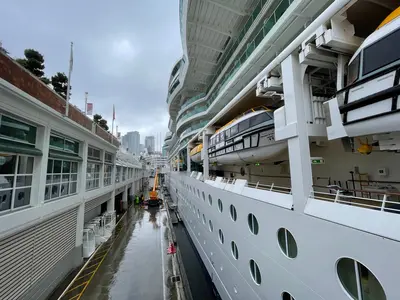 Serenade docked in Canada