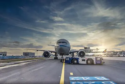 Airplane on the ground