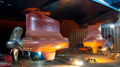 Azipods on Odyssey of the Seas