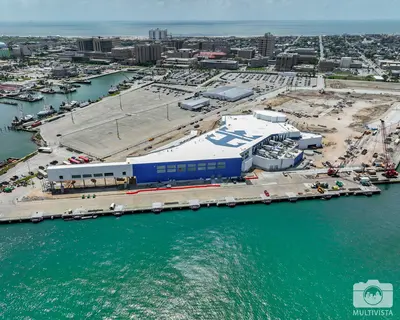 Galveston cruise terminal construction