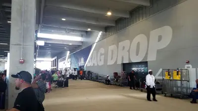 Luggage drop off at PortMiami